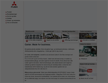 Tablet Screenshot of fuso-trucks.no